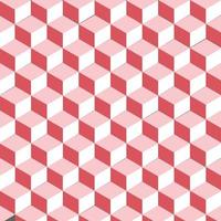 3d geometric pattern with cubes vector