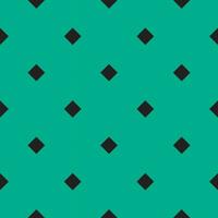 Seamless background with small black square pattern on green background. vector