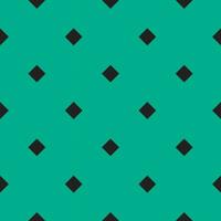 Seamless background with small black square pattern on green background. vector