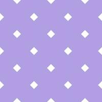 Seamless background with small white squares pattern on purple background. vector