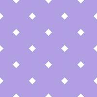 Seamless background with small white squares pattern on purple background. vector