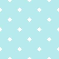 Seamless background with small white squares pattern on a blue background. vector