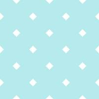 Seamless background with small white squares pattern on a blue background. vector