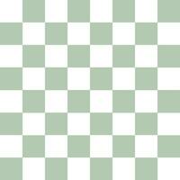 Seamless background checkered square geometric pattern white green light vector