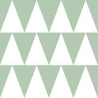light green white triangle geometric pattern seamless background vector