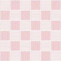Pink Japanese style wave pattern seamless background vector