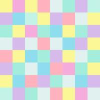 Pastel multicolored grid seamless background vector