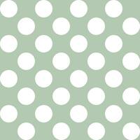 Seamless background with small circle geometric pattern white light green vector