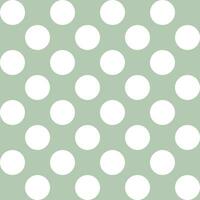 Seamless background with small circle geometric pattern white light green vector