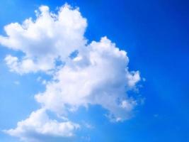 blue sky with cloud background. Selective focus. Copy space photo