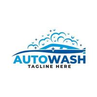 Car wash logo design template, car logo vector illustration design