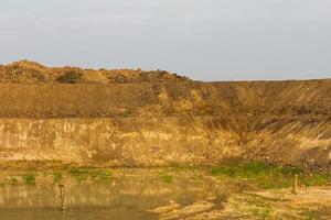 Background mound coast. photo