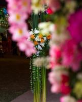 Flowers and blurred focus. photo