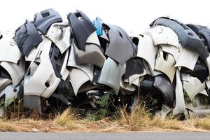 Many bumper cars. photo