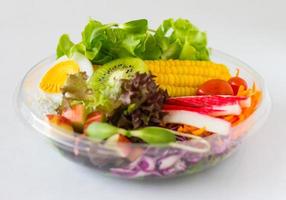 Organic vegetable salad. photo