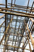 Low angle structures within the scaffold. photo
