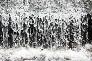 Abstract close-up waterfall. photo