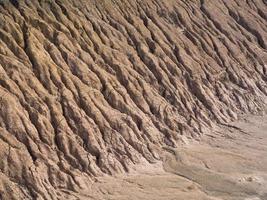 Background soil erosion coast. photo