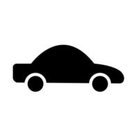 icono de coche sólido. vector