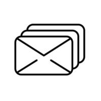 email, envelope icon vector