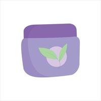 vector illustration of face cream