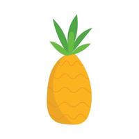 piña en estilo garabato vector