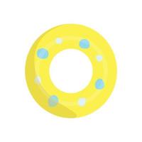 anillo de natación inflable vector