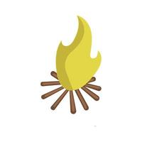 Vector illustration bonfire