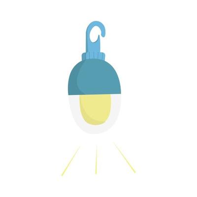 Vector illustration tourist lantern