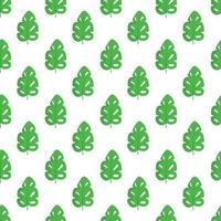 tropical leaves pattern vector