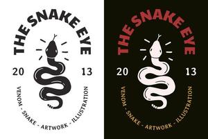 conjunto de ilustración de colecciones de veneno de víbora de serpientes