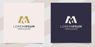 lettter m logo template vector