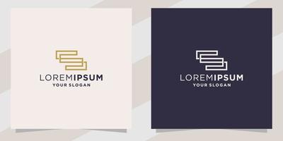 lettter ss logo template vector