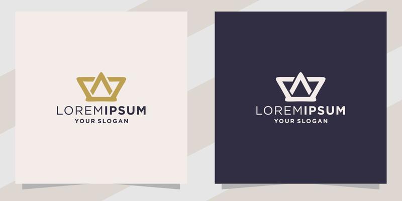 lettter w logo template