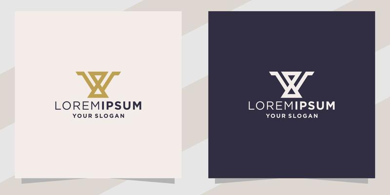 lettter w logo template