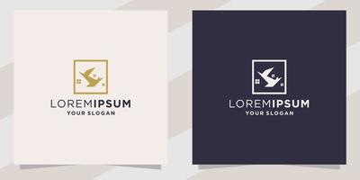 home logo design template vector