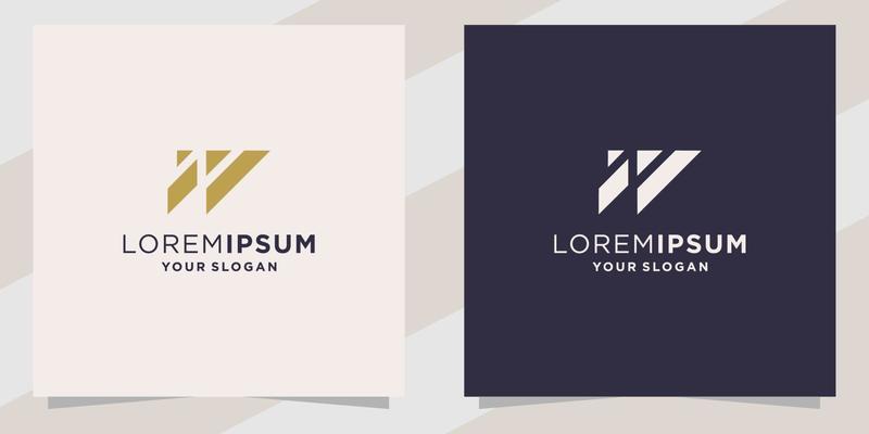 lettter w logo template