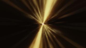 lus abstract gouden centrum radiaal licht technologie video