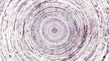 Abstract motion graphic loop circle grunge stone psychedelic video