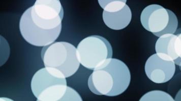 Abstract Seamless loop light blue bokeh lights. video