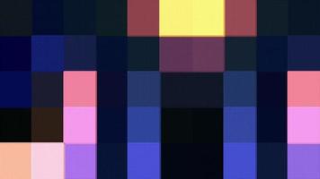 boucle abstraite rayures carrées multicolores en mouvement rapide video