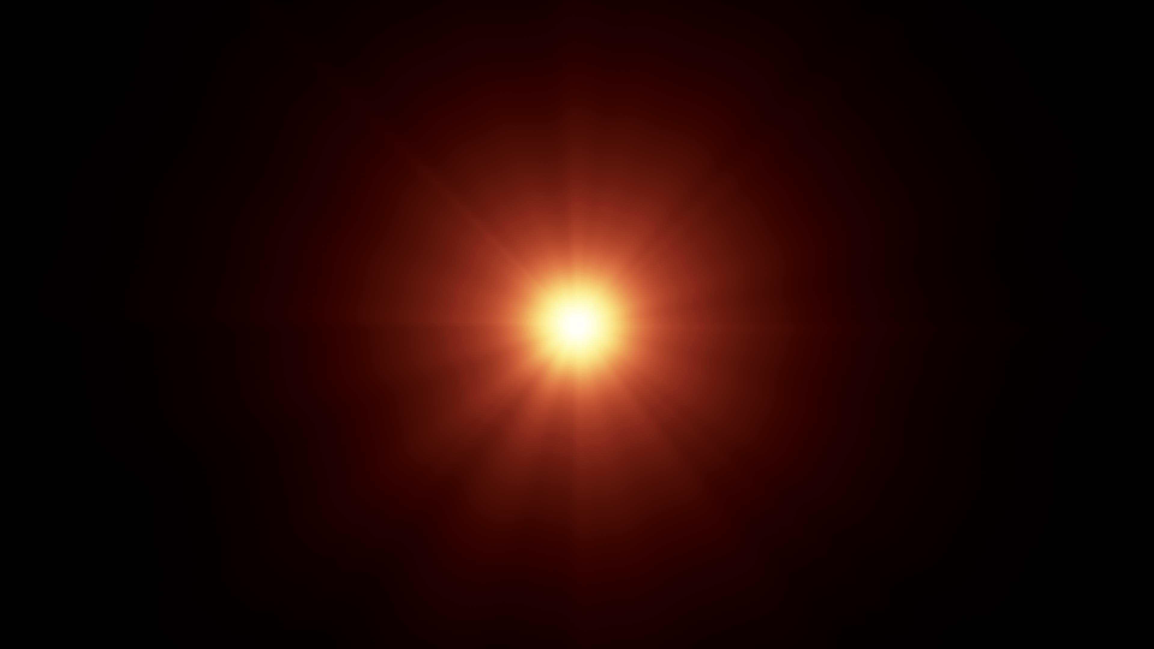 Orange Lens Flare