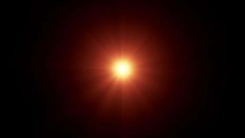 Center Optical Flares Explosion orangefarbene goldene Flares video