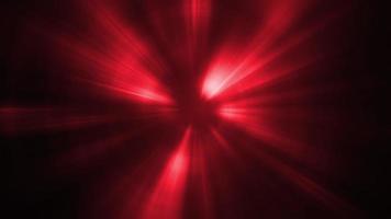 animación de hermoso fondo radial de luz roja video