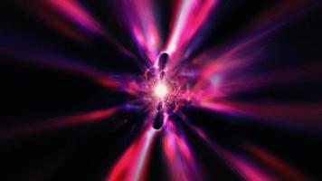 tunnel d'énergie plasma futuriste de science-fiction spce hypnotique video