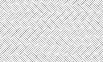 Linear waves pattern on white background, Abstract black line stripes vector