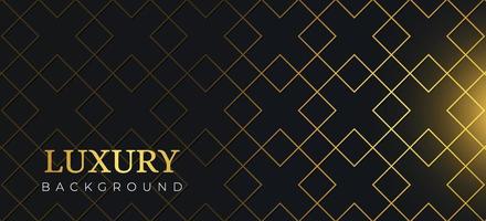 Modern abstract geometric on black background. Luxury template with golden shape suitable for web banner, invitation, greeting card, business card vector