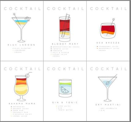 Cocktail Vector Art, Icons, and Graphics for Free Download