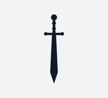 Sword icon vector logo design template