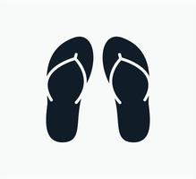 flip-flops icon vector logo design template